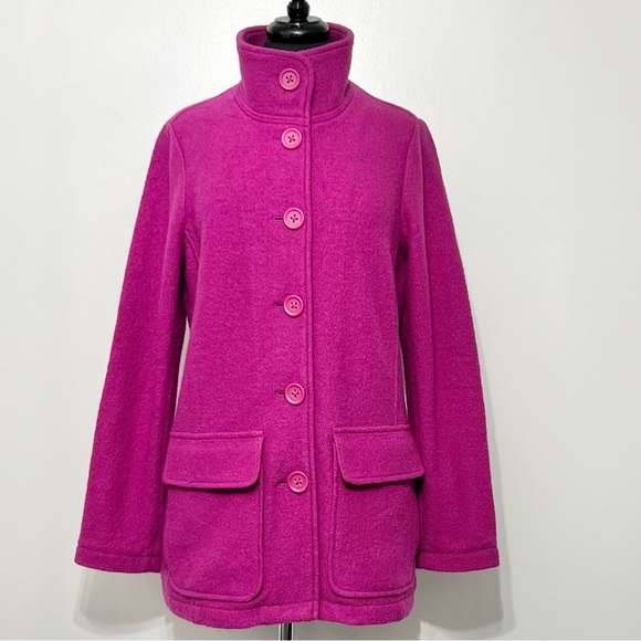 L.L. Bean Jackets & Blazers - L.L. Bean Boiled Wool Jacket in Dark Orchid